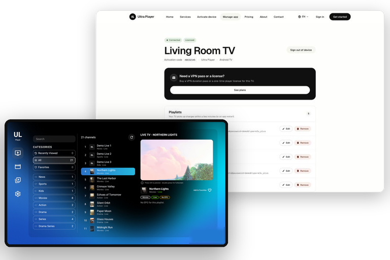 Ultra Player product preview